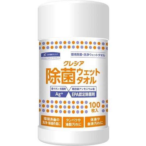 クレシア除菌ウエットタオル　１００カット　本体