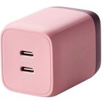 ＡＣ充電器／ＰＰＳ対応／６５Ｗ／ＵＳＢ－Ｃ２ポート／ピンク　ＭＰＡ－ＡＣＣＰ４３ＰＮ－ＩＬ　■お取り寄せ品