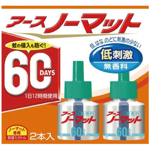 ノーマットＳＮ取替ボトル６０日用無香料２本入