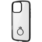 ｉＰｈｏｎｅ１６ＰｒｏＭａｘ／ケース／ＴＳ　ＬＩＴＥ／フレーム／リング付　ＰＭ－Ａ２４ＤＴＳＬＦＣＲＢＫ　■お取り寄せ品