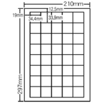 ナナタフネスラベルＡ４（４０面）　ＦＣＬ－１５　■お取り寄せ品