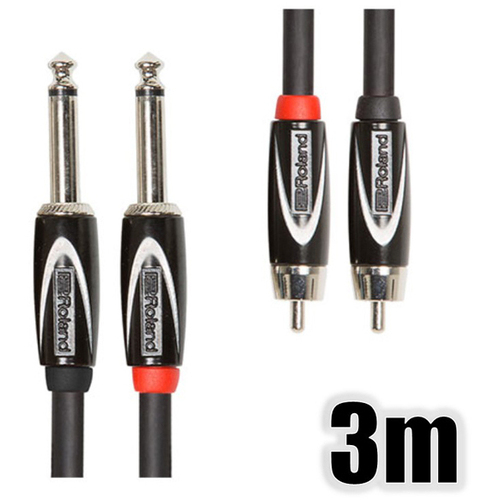 オーディオケーブル／３ｍ／ＲＣＡピン&times;２－ＴＳフォン&times;２　ＲＣＣ－１０－２Ｒ２８　■お取り寄せ品