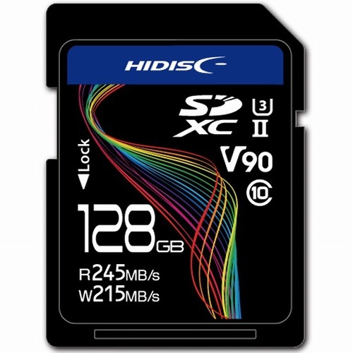 超高速ＳＤＸＣカード　１２８ＧＢ　ＣＬＡＳＳ１０　ＵＨＳ－２　Ｕ３　Ｖ９０対応　■お取り寄せ品