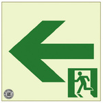 誘導標識　左矢印縦　ＴＰＳＮ９４２　【お取り寄せ品】９営業日以内届