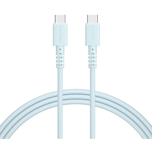 ＭＯＴＴＥＲＵ　ケーブル　ＵＳＢ　Ｃ－Ｃ　２ｍ　パウダーブルー　ＭＯＴ－ＳＣＢＣＣＧ２００－ＢＬ　■お取り寄せ品