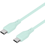 ＵＳＢケーブル／ＵＳＢ２．０／Ｃ－Ｃ／シリコン／１．５ｍ／アイスブルー　ＯＷＺ－ＣＢＳＲＣＣ１５－ＢＬＡ　■お取り寄せ品