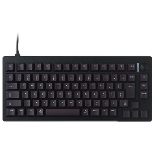 ＣＮＣフルアルミ　７５％ゲーミングメカニカルキーボード（日本語配列／ブラック）　■お取り寄せ品