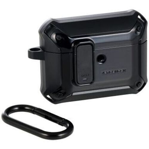 ＡｉｒＰｏｄｓ　Ｐｒｏ　３対応ＺＥＲＯＳＨＯＣＫ　Ｌｏｃｋケース／カラビナ付／ブラック　■お取り寄せ品
