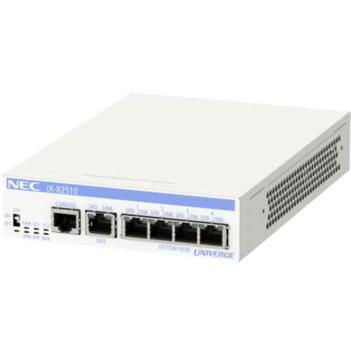 ５年無償保証　ＶＰＮ対応小型・多機能ルータ　ＵＮＩＶＥＲＧＥ　ＩＸ－Ｒ２５１０　■２営業日内届