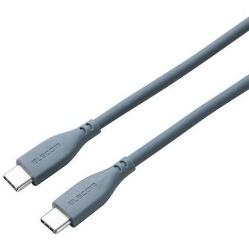 ＵＳＢ　Ｔｙｐｅ－Ｃケーブル／シリコン／１００Ｗ／２ｍ／オーシャン　グリーン　■お取り寄せ品