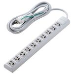 法人用タップ／３Ｐ／抜け止め／マグネット／１０個口／５．０ｍ　Ｔ－Ｈ３１０５０ＮＭ　■お取り寄せ品