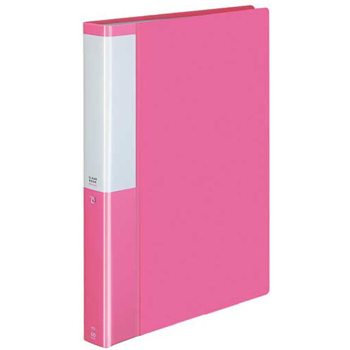 クリヤーブックポジティ　Ａ４縦　桃　６０Ｐ