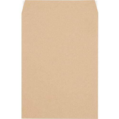 未晒クラフト封筒　角２　テープ付き　１００枚入