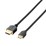 ＨＤＭＩ－Ｍｉｎｉケーブル／イーサネット対応／１．５ｍ／ブラック　■お取り寄せ品