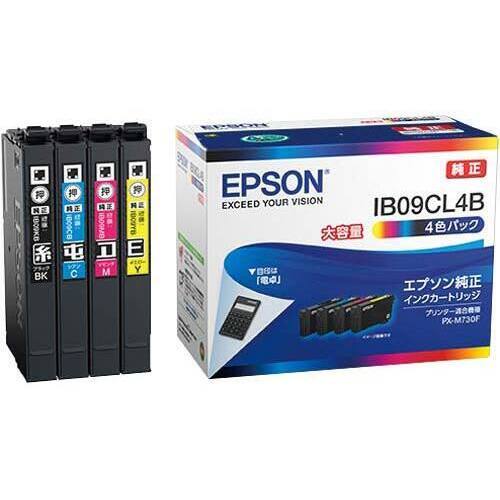 【超ＳＡＬＥ対象品】純正インクカートリッジ　ＩＢ０９ＣＬ４Ｂ　４色Ｐ