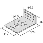 ＰＥ－Ｌ５１ＢＫ　壁固定金具ＢＫ（１個）　【組立サービス付】