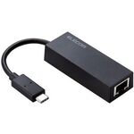 有線ＬＡＮアダプタ／Ｇｉｇａ対応／ＵＳＢ　５Ｇｂｐｓ／Ｔｙｐｅ－Ｃ／ブラック　■２営業日内届