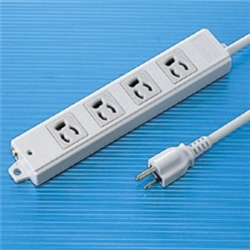 工事物件タップ（３Ｐ・４個口・３ｍ）　ＴＡＰ－ＫＥ４－３　■お取り寄せ品