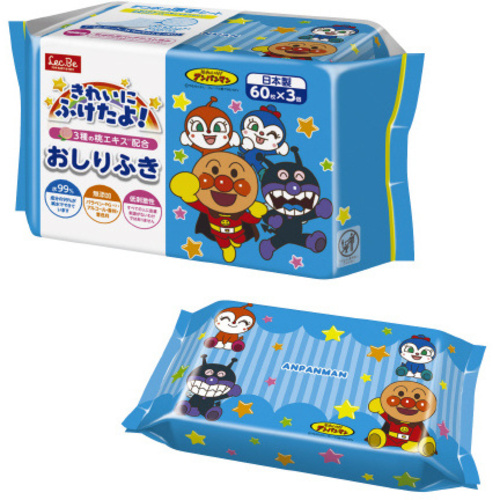 アンパンマン　おしりふき６０枚×３個パック