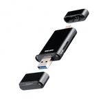 ＵＨＳ－ＩＩ対応　ＵＳＢ　Ｔｙｐｅ－Ｃ　＆　ＵＳＢ－Ａ　カードリーダー　ＡＤＲ－５ＴＣＭＳＤ３ＢＫ　■お取り寄せ品