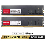 １．２Ｖデスクトップ用メモリ　１６ＧＢｘ２　ＵＤＩＭＭ　ＤＤＲ４－３２００　■お取り寄せ品