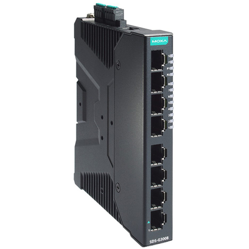 産業用　８ポート　フルギガビット　スマートイーサネットスイッチ　（ワイド温度モデル）　■お取り寄せ品