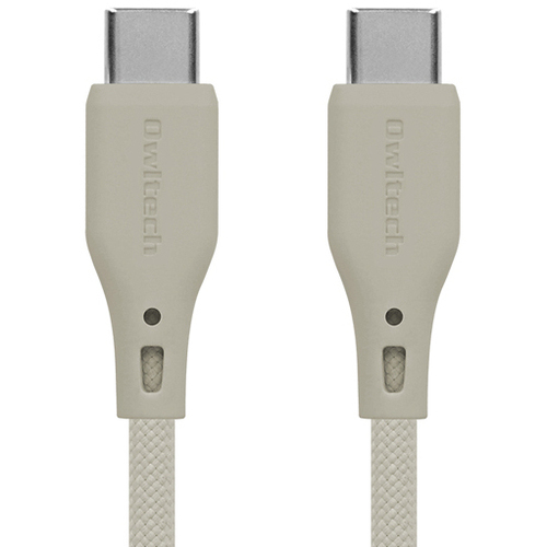 ＵＳＢケーブル／ＵＳＢ２．０／Ｃ－Ｃ／シリコン／１．５ｍ／ミストグレー　ＯＷＬ－ＣＢＳＲＣＣ１５－ＭＧＹ　■お取り寄せ品