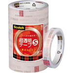 スコッチ　超透明テープＳ　１５ｍｍ幅１０巻×５