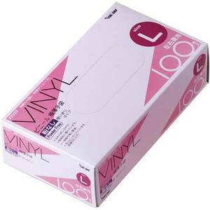 ビニール使いきり手袋　粉なし　１００枚　Ｓ&times;２０