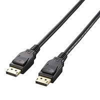ＤｉｓｐｌａｙＰｏｒｔケーブル／Ｖｅｒ１．２ａ／１．５ｍ／ブラック　■２営業日内届