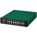 ＰｏＥ対応　１４ポートＬ２スイッチングハブ　ＧＡ－ＡＳ１２ＴＰｏＥ＋　５年先出しセンドバック保守バンドル　■お取り寄せ品