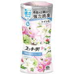 スッキーリ！トイレ用可憐なホワイトフローラル×４