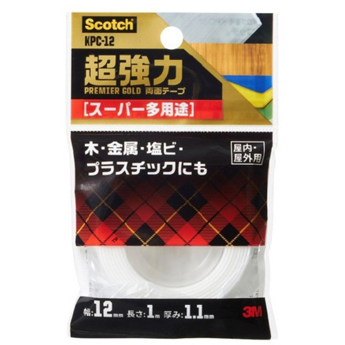 スコッチ　超強力両面テープ　スーパー多用途　１巻