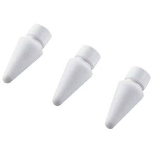 Ａｐｐｌｅ　Ｐｅｎｃｉｌ専用交換ペン先／第１・第２世代両対応／抵抗・摩擦感／３個入り／ホワイト　■２営業日内届