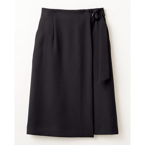 ラップスカート　黒　Ｍ３３１２２　　５号