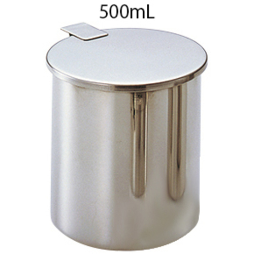 万能壷　５００ｍＬ　&phi;８５&times;９５ｍｍ　ステンレス（ＳＵＳ３０４）　　０－７０７７－０３