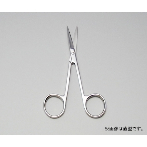 眼科剪刀　１１５ｍｍ　直型　平　　６１－５０７９－２９