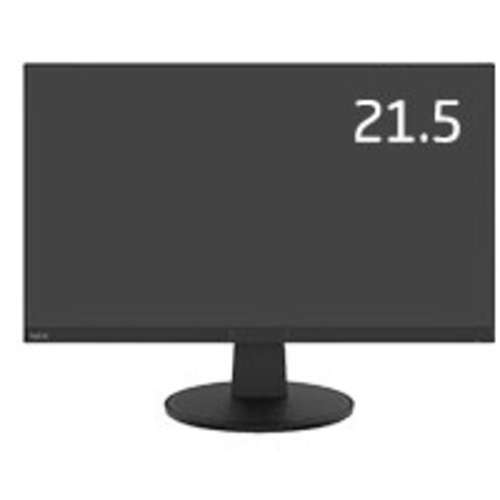 ２１．５型３辺狭額縁ＶＡワイド液晶ディスプレイ（黒色）　ＬＣＤ－Ｌ２２２Ｆ－ＢＫ　■２営業日内届