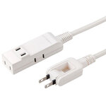 マイクロ電源タップ（収納式スイングプラグ・４個口・０．２ｍ・ホワイト）　ＴＡＰ－Ｍ８０２Ｗ　■お取り寄せ品