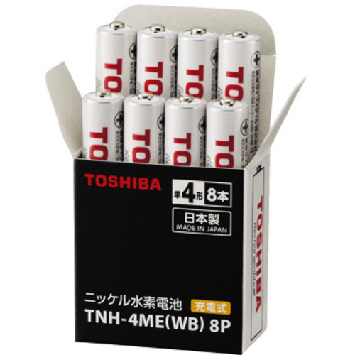 ニッケル水素充電池　標準　単４形（８本入）
