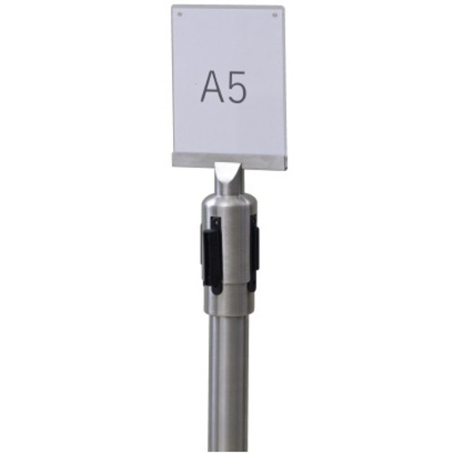 ベルトパーティションシルバーベース用案内板Ａ５
