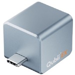 Ｑｕｂｉｉ　ＥＸ　ＰＤ充電対応　高速バックアップストレージ　（メモリ内蔵）　２５６ＧＢ　ブルー　■お取り寄せ品
