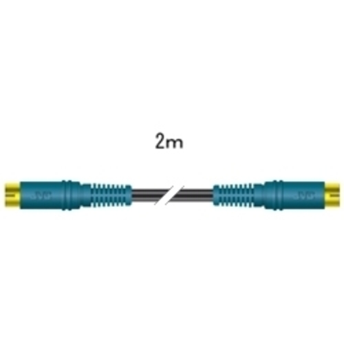 Ｓプラグ－Ｓプラグ　（２Ｍ　２４金メッキ）　ＶＣ－Ｓ１２０Ｇ　■お取り寄せ品