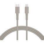 シリコンケーブル　ＵＳＢ－Ｃ－Ｌｉｇｈｔｎｉｎｇ　２ｍ　ラテグレージュ　ＭＯＴ－ＳＣＢＣＬＧ２００－ＧＹ　■お取り寄せ品