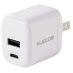 ＡＣ充電器／スマホ・タブレット用／ＵＳＢ　ＰＤ／３３Ｗ／ＵＳＢ－Ｃ／ＵＳＢ－Ａ／スイングプラグ／ホワイト　■お取り寄せ品