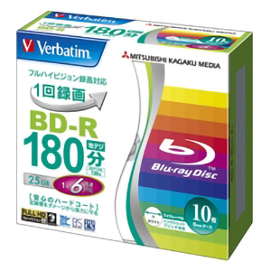 ＢＤ－Ｒ　録画用　１３０分　１－６倍速　５ｍｍケース１０枚パック　ワイド印刷対応　■お取り寄せ品