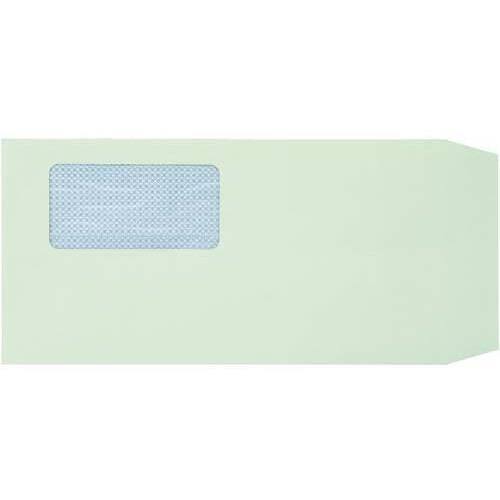 地紋入窓付封筒テープ付　長３　グリーン　１００枚