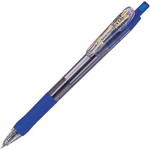 ノック式タプリクリップボールペン１．０ｍｍ青１０本