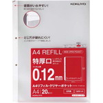 Ａ４リフィル　ワイドオープン２穴特厚口２０枚×１０