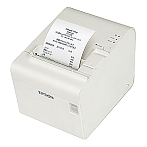 サーマルレシートプリンター／５８ｍｍ／ＵＳＢ・有線ＬＡＮ／大径ロール紙対応／クールホワイト　■お取り寄せ品